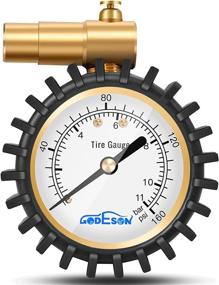 img 4 attached to 🔍 GODESON Presta Valve Tire Pressure Gauge: Accurate Measurement and Air Pressure Relief for Road Cycling Tires - Range up to 160 PSI/11BAR (Presta Valve Only)