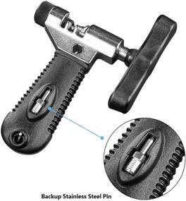 img 3 attached to QKURT Bike Chain Splitter + 3 Pairs Bicycle Missing Link: Universal Chain Cutter Breaker Tool with Chain Hook for 7 8 9 10 Speed Bikes - Repair, Removal, and Installation - Reusable Bicycle Tool Set