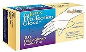 img 1 attached to 🧤 Large Case of 10 Comfitwear Disposable Latex Gloves, Ideal for SEO