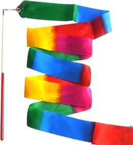 img 1 attached to BANBALLON Gymnastics Ribbon Multi Colored Streamers