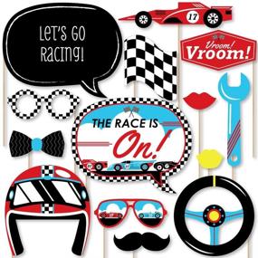 img 4 attached to Big Dot Happiness Lets Racing Event & Party Supplies