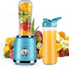 img 4 attached to 🍹 20Oz Personal Smoothie Blender for Shakes and Smoothies - BPA-Free, Ideal Juice Blender for Kitchen with Ice Milkshake, Frozen Fruit and Vegetable Drink - Powerful 250w