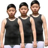youth compression athletic sleeveless undershirt boys' clothing : active логотип
