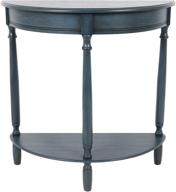 💙 décor therapy antique navy accent table: a chic and timeless décor addition! logo