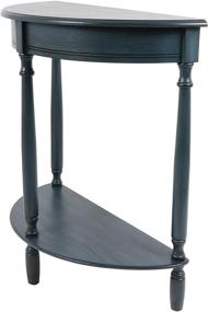 img 3 attached to 💙 Décor Therapy Antique Navy Accent Table: A Chic and Timeless Décor Addition!