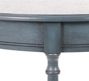 img 2 attached to 💙 Décor Therapy Antique Navy Accent Table: A Chic and Timeless Décor Addition!