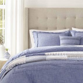 img 2 attached to 🔵 Southern Tide Home Bayview Comforter Set: King Size Luxury in Blue