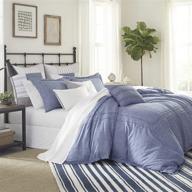 🔵 southern tide home bayview comforter set: king size luxury in blue logo