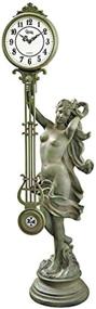 img 1 attached to Exquisite Design Toscano Goddess of Time Pendulum Clock- A Timeless Masterpiece