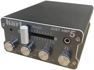 🔊 compact integrated amplifier with phono preamp, 3-band active eq, effects loop & mic stand mount - maker hart just amp 5 logo