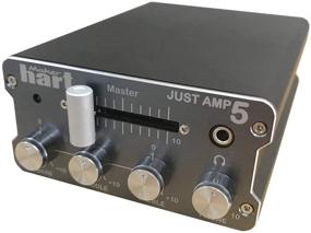img 4 attached to 🔊 Compact Integrated Amplifier with Phono Preamp, 3-Band Active EQ, Effects Loop & Mic Stand Mount - Maker Hart Just Amp 5