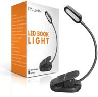 fitlumin led book light - slim, rechargeable reading light for eye care in bed - 3000k warm led - ideal for bookworms & kids логотип