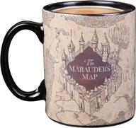 ☕ harry potter heat activated ceramic coffee mug - marauder's map image reveals with heat - 11 oz logo