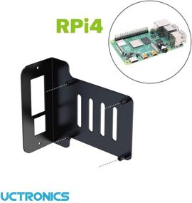 img 2 attached to 🖥️ UCTRONICS 2U Rackmount для Raspberry Pi 4: Премиум серверное крепление с 12 монтажными пластинами для Pi 4 Model B