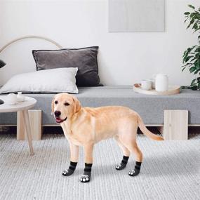 img 3 attached to 🧦 KOOLTAIL Double Side Anti-Slip Dog Socks: Non-Slip Paw Protector for Dogs - 2 Pairs