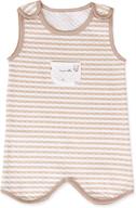 👶 certified organic cotton gomgomi stripe baby sleeping vest - soft quilted jacquard wearable blanket by organicboom logo