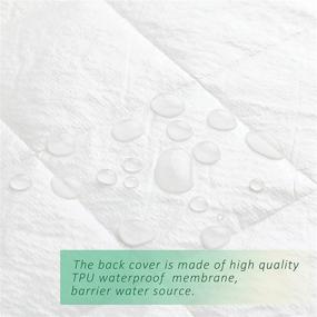 img 2 attached to Waterproof Protector Hypoallergenic Breathable Matressprotector