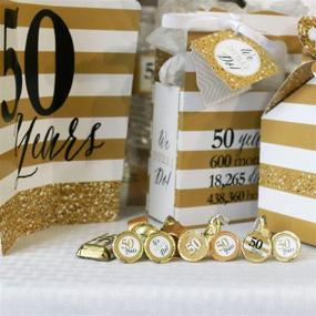 img 1 attached to 🍫 We Still Do - 50th Wedding Anniversary - Round Candy Sticker Favors for Chocolate Candy (108 Labels, 1 Sheet) - Perfect for Party Decor!