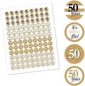 img 3 attached to 🍫 We Still Do - 50th Wedding Anniversary - Round Candy Sticker Favors for Chocolate Candy (108 Labels, 1 Sheet) - Perfect for Party Decor!