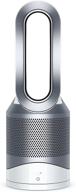dyson hp02 pure hot + cool link air purifier with wi-fi, white/silver logo