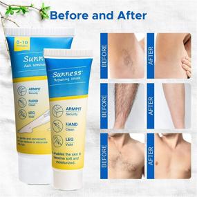 img 1 attached to 💆 Painless Premium Hair Removal Cream for Women & Men - Effective Depilatory Solution