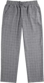 img 3 attached to COOFANDY Lounge Pajama Drawstring Bottoms Men's Clothing and Sleep & Lounge