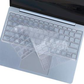 img 4 attached to VFENG Premium Ultra Thin Clear Keyboard Cover For Microsoft Surface Laptop GO 12