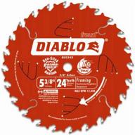 🔴 powerful and versatile cordless red freud-diablo d0524x saw - 5 3/8 x 24 logo