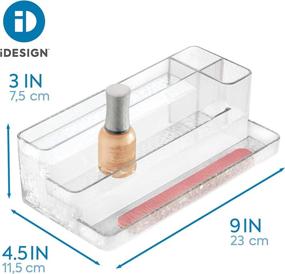 img 2 attached to 💄 Efficient InterDesign Rain Cosmetic Organizer for Clear Vanity Cabinet: Organize Makeup, Beauty Products, and Nail Polish