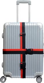 img 1 attached to Lc Courage Регулируемый чемодан для багажа из полиэстера
