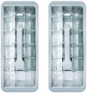 preserve the classic style: 18 cube vintage kitchen ice cube tray 2-pack logo