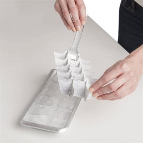 img 1 attached to Preserve the Classic Style: 18 Cube Vintage Kitchen Ice Cube Tray 2-Pack