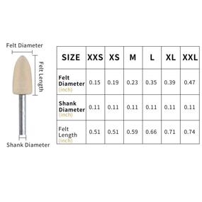 img 1 attached to RilexAwhile Mandrel Mounted Conical Polishing