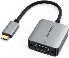img 4 attached to 🔌 1080P@60Hz USB C to VGA Adapter by CableCreation - Compatible with MacBook Pro 2020, iPad Pro 2020, Surface Book 2, Chromebook Pixel, XPS 15, Galaxy S20 S10, LG G5 - Aluminum Dongle