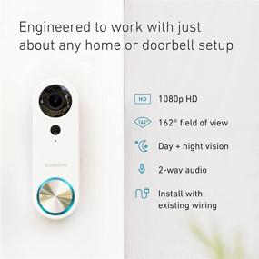 img 3 attached to 🚪 SimpliSafe Gen Latest - Doorbell Compatible with SimpliSafe Home Security System