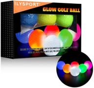 🏌️ glow in the dark led light up night golf balls by ilysport logo