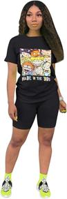img 2 attached to Bealin Cartoon Outfits Printing Bodycon Sports & Fitness and Team Sports