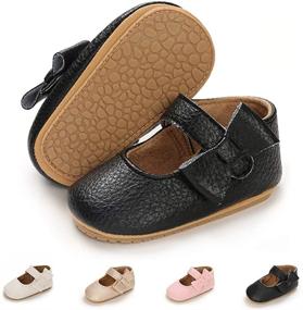 img 4 attached to CAKOPEN Anti Slip Toddler Walking Princess Girls' Shoes