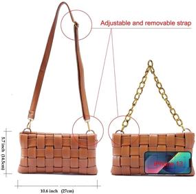 img 2 attached to 👜 Oversized Crossbody Handbag: Multifunctional Shoulder Messenger Bag for Women - Includes Wallet and Shoulder Strap