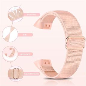 img 3 attached to Compatible Fitbit Charge Multi Colors Replacement Wellness & Relaxation