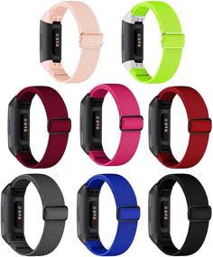 img 4 attached to Compatible Fitbit Charge Multi Colors Replacement Wellness & Relaxation