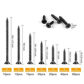 img 3 attached to MIAHART Drywall Assortment Sheetrock Furniture Fasteners