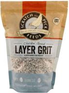 🦆 cluckin' good grit supplement for chickens and ducks by scratch and peck feeds - promotes optimal gizzard development - 7-lbs logo