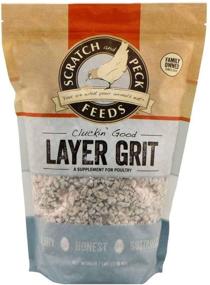 img 1 attached to 🦆 Cluckin' Good Grit Supplement for Chickens and Ducks by Scratch and Peck Feeds - Promotes Optimal Gizzard Development - 7-lbs