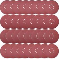 📦 sackorange 50 pcs 9-inch 8-hole hook-and-loop sanding discs - 60 80 120 150 240 grits - drywall sander papers (10 pcs each) logo