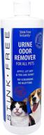 🐾 stink free pet urine odor remover - powerful cleaner & neutralizer for cat & dog pee on carpets, rugs, mattresses, floors, 32 oz. (1 quart) logo