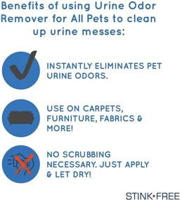 img 3 attached to 🐾 Stink Free Pet Urine Odor Remover - Powerful Cleaner & Neutralizer for Cat & Dog Pee on Carpets, Rugs, Mattresses, Floors, 32 oz. (1 Quart)