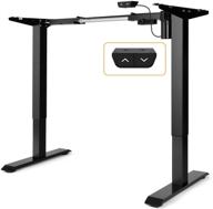 🖥️ ergear electric standing desk frame - adjustable height ergonomic legs | motorized workstation base for standing desks | black table frame only logo