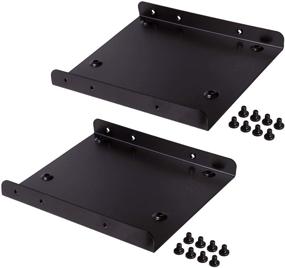 img 1 attached to 🔧 Silicon Power 2.5" to 3.5" SSD Mounting Bracket Kit for Drive Bay (2 Pack)