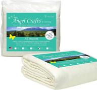 angel crafts and sewing cotton batting for quilts: purely natural all season quilt batting - queen size 108x96 logo